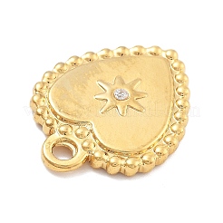 304 Stainless Steel Rhinestone Pendants&nbsp;STAS-R155-035B-G