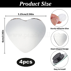 Glass Heart Shaped Blind Spot Mirrors for Cars&nbsp;FIND-WH0816-018P