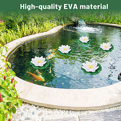 EVA Foam Artificial Lotus Leaf & Flower&nbsp;AJEW-WH0434-70