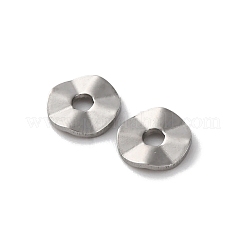 Non-Tarnish 304 Stainless Steel Wavy Spacer Beads&nbsp;X-STAS-H216-65P