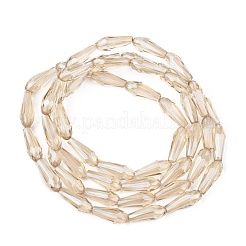 Electroplate Glass Beads Strands&nbsp;EGLA-L015-HP-B05