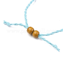 Adjustable Braided Waxed Cord Macrame Pouch Necklace Making&nbsp;NJEW-I243-A02