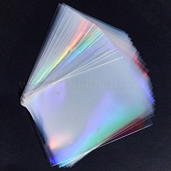 200Pcs 4 Styles Laser Transparent Plastic Packaging Bags&nbsp;ABAG-DJ0001-27