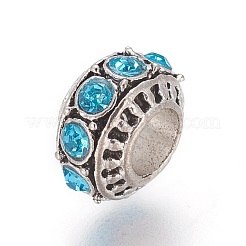 Tibetan Style Alloy European Beads&nbsp;PALLOY-F224-16AS