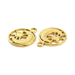 Ion Plating(IP) 304 Stainless Steel Pendant Cabochon Settings&nbsp;STAS-D051-42G
