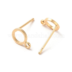 Brass Stud Earring Findings&nbsp;LS-KK-S348-115