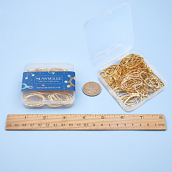 Brass Linking Rings&nbsp;KK-SC0001-24G