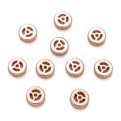 Brass Cubic Zirconia Beads&nbsp;ZIRC-F001-111RG