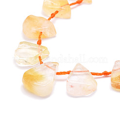Heated Natural Citrine Beads Strands&nbsp;G-E569-R06