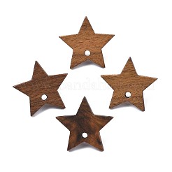 Walnut Wood Stud Earring Findings&nbsp;MAK-N032-050