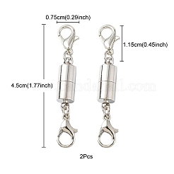 Brass Magnetic Clasps&nbsp;KK-YW0001-58S