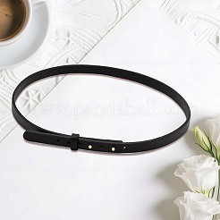 6MM Flat Leather Cord Adjustable Choker Necklaces&nbsp;NJEW-CL0001-26