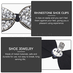 Bowknot Non-woven Fabrics Shoe Decoration&nbsp;FIND-WH0139-290B