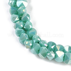 Electroplate Glass Beads Strands&nbsp;EGLA-B009-05A-08