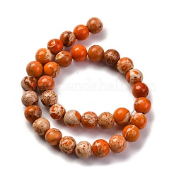 Dyed Natural Regalite/Imperial Jasper/Sea Sediment Jasper Beads Strands&nbsp;G-B124-C02-08