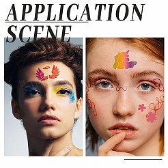 Plastic Face Paint Stencils&nbsp;DIY-WH0304-582B