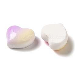 Gradient Color Opaque Resin Decoden Cabochons&nbsp;CRES-Z006-05