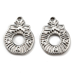 Non-Tarnish 304 Stainless Steel Pendants&nbsp;STAS-Q248-10P