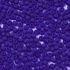 Frosted Colours Glass Beads&nbsp;SEED-S040-04A-04