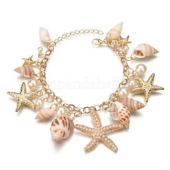 Alloy Charm Bracelets&nbsp;FS-WGDFB6B-01