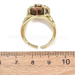 Natural Tiger Eye Cuff Rings&nbsp;GG-CBA5FCC-03G-04