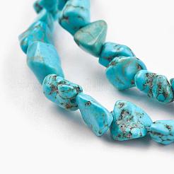 Natural Howlite Beads Strands&nbsp;X-TURQ-G101-03