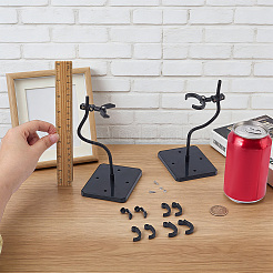 Adjustable Plastic Stand Base Action Figure Display Holder&nbsp;ODIS-WH0030-316B