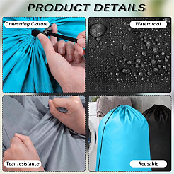 Rectangle Oxford Cloth Travel Laundry Bag&nbsp;ABAG-WH20015-09A