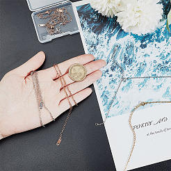 12Pcs 3 Colors 304 Stainless Steel Cable Chains Bracelet Making&nbsp;BJEW-DR0001-03