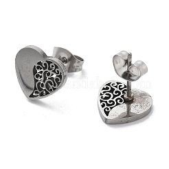 304 Stainless Steel Stud Earrings&nbsp;EJEW-C001-15P