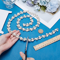 1 Yard Teardrop Iron Rhinestone Strass Chains&nbsp;CH-PH0001-18