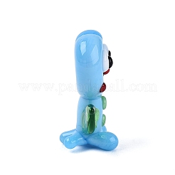 Handmade Lampwork Heart Elfin Figurine Display Decorations&nbsp;LAMP-N034-28D