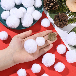 24Pcs 2 Styles Wool Soft Pompom Ball&nbsp;DIY-SC0031-39