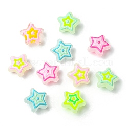 12Pcs 6 Colors Glass Imitation Jade Beads&nbsp;GLAA-CJ0002-64