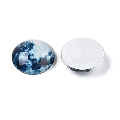 Fluorescent Glass Cabochons&nbsp;GGLA-T004-12B