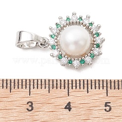 Grade 3A Natural Cultured Freshwater Pearl Pendants&nbsp;PALLOY-JF05558
