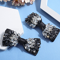 Bowknot Non-woven Fabrics Shoe Decoration&nbsp;FIND-WH0139-290C
