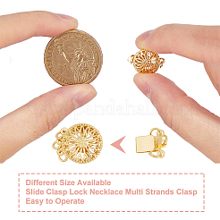 9Pcs 9 Styles Brass Box Clasps&nbsp;KK-DC0002-94