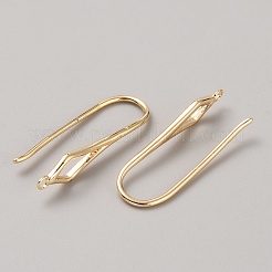 Brass Earring Hooks&nbsp;KK-WH0066-09G