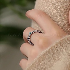 Brass & Resin Cuff Open Rings for Women&nbsp;WG409D6-01