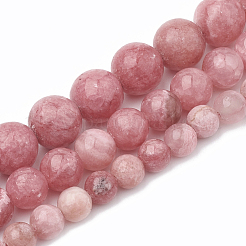 Natural Chalcedony Beads Strands&nbsp;G-S333-6mm-007