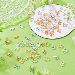 70Pcs 7 Colors Electroplate Glass Beads&nbsp;FIND-TA0010-09