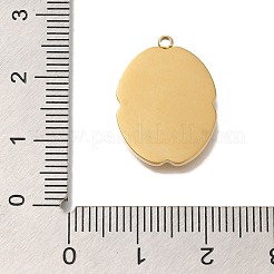 Ion Plating(IP) 304 Stainless Steel Pendants&nbsp;STAS-P371-047G