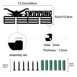 Fashion Iron Medal Hanger Holder Display Wall Rack&nbsp;ODIS-WH0021-118