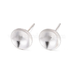 925 Sterling Silver Ear Stud Findings&nbsp;STER-K167-043E-S