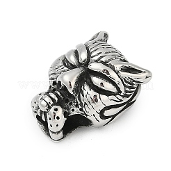 304 Stainless Steel European Beads&nbsp;STAS-Z097-15AS