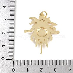 Brass Enamel Pendants&nbsp;KK-L240-11G