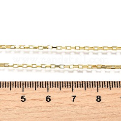 Brass Box Chain Necklaces&nbsp;NJEW-M108-41G