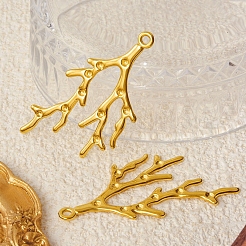304 Stainless Steel Branch Pendant Rhinestone Settings&nbsp;PW-WGF5026-02