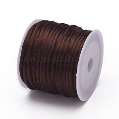 Nylon Satin Rattail Cords&nbsp;NWIR-L006-2mm-03